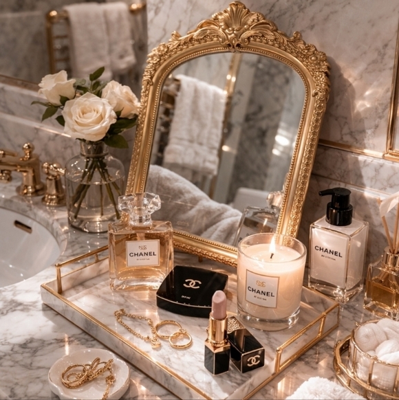 Other - Gold Ornate Wall Mirror - Classic Decorative Accent